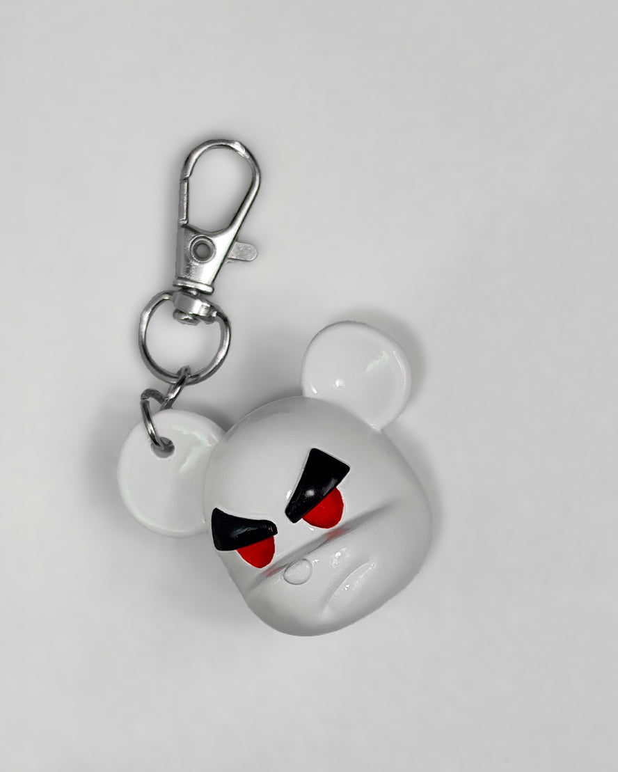 Angry Man - Head Keyring