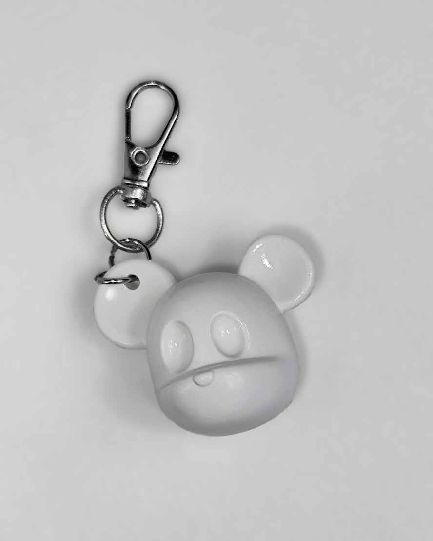 Classic White - Head Keyring